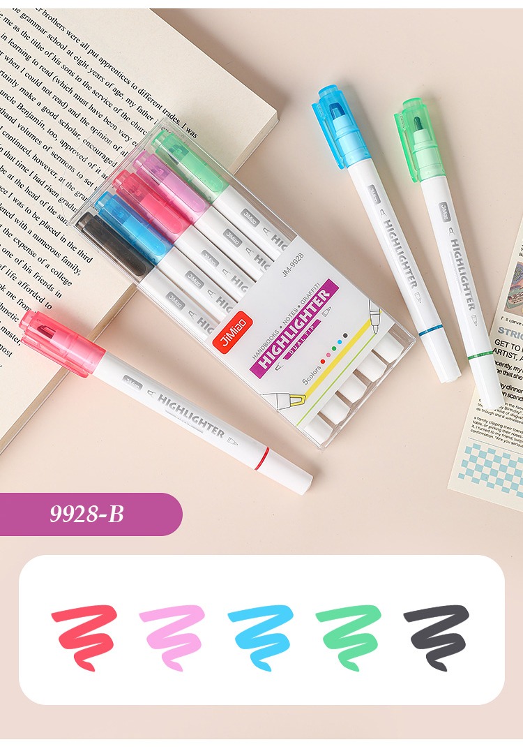 5 Pcs Coloring Marker Pen 