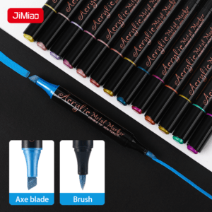 Double-headed Metal Acrylic Marker Pen