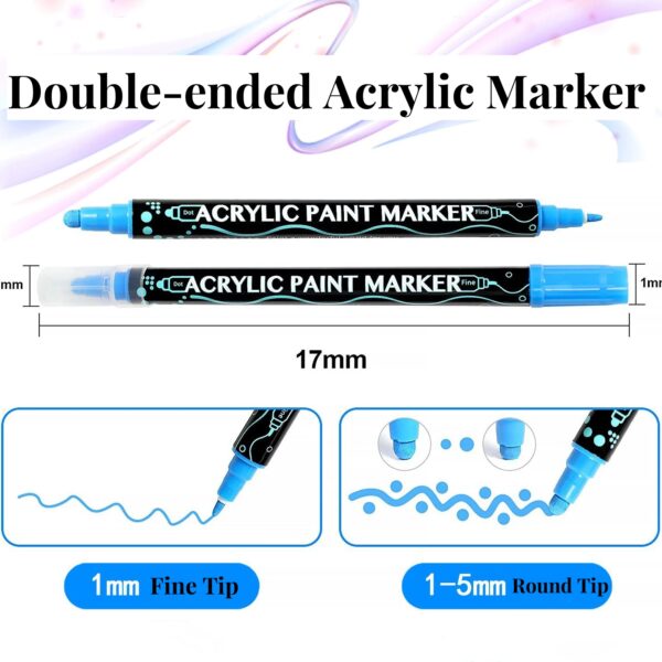 Gouache Acrylic Coloring Marker Pen