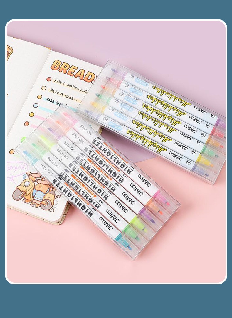 Colorful Highlighter Markers Set