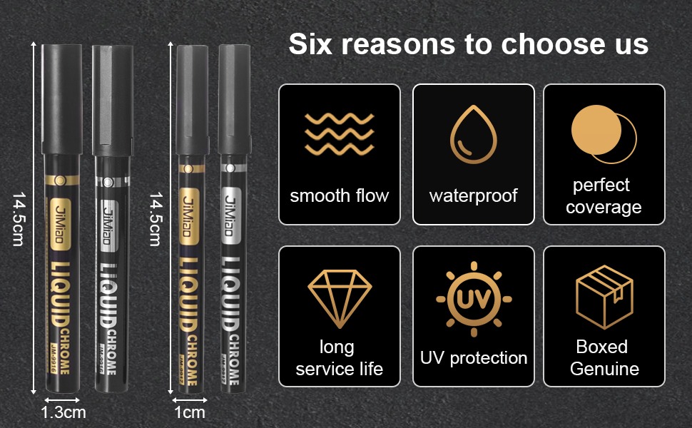 six reasons to choose us-Waterproof Acrylic Markers Set